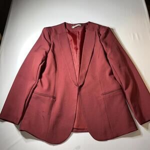 Yesereal Blazer Women's Size XXL Dark Red NWOT Holiday Christmas Office